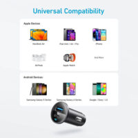 Anker 323 auto punjač Usb-C 52.5W iPhone/Galaxy - Slika 5