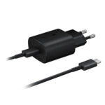 Samsung brzi punjač 25W Type-C + kabl Type-C crni