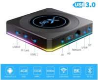 X96 X4 smart TV Box 4/64GB 8K Android 11.0 - Slika 6