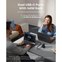 Anker Punjač 140W 4-Port PD 3.1 sa USB-C kablom - Slika 4