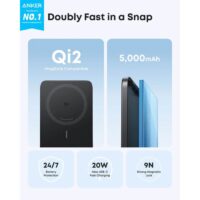 Anker Nano Powerbank 5000mAh slim (crna) - Slika 8
