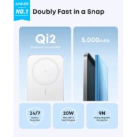 Anker Nano Powerbank 5000mAh slim (bela) - Slika 5