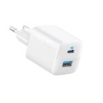 Anker 323 punjač 33W 1xUSB-A 1xUSB-C (beli)
