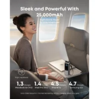 Anker Powerbank 25000mAh 165W USB-C kabl (siva) - Slika 5