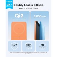 Anker Nano Powerbank 5000mAh slim (narandžasta) - Slika 2